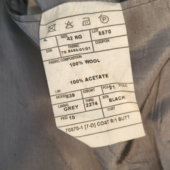 Stafford Tuxedo Jacket 42R Pants 32/32 100% Wool - Picture 5 of 15